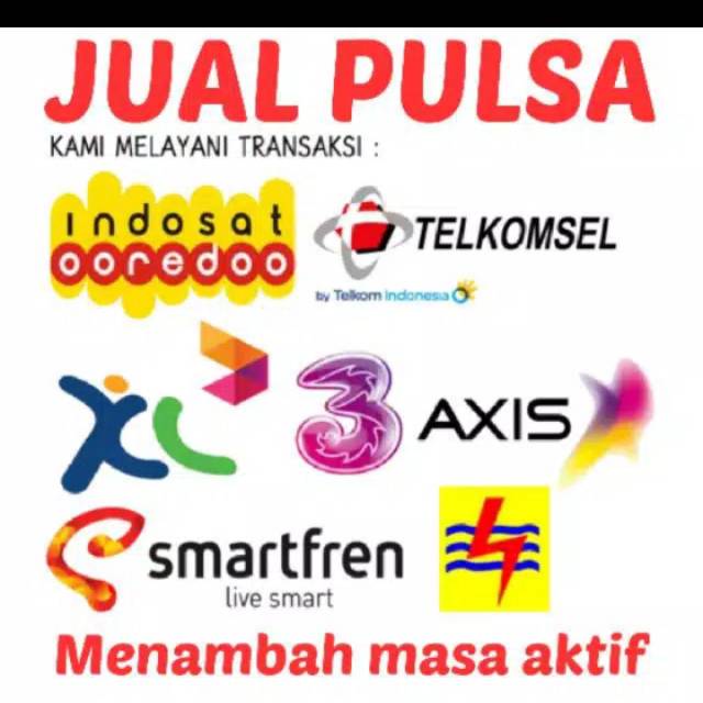 JUAL PULSA ALL OPERATOR