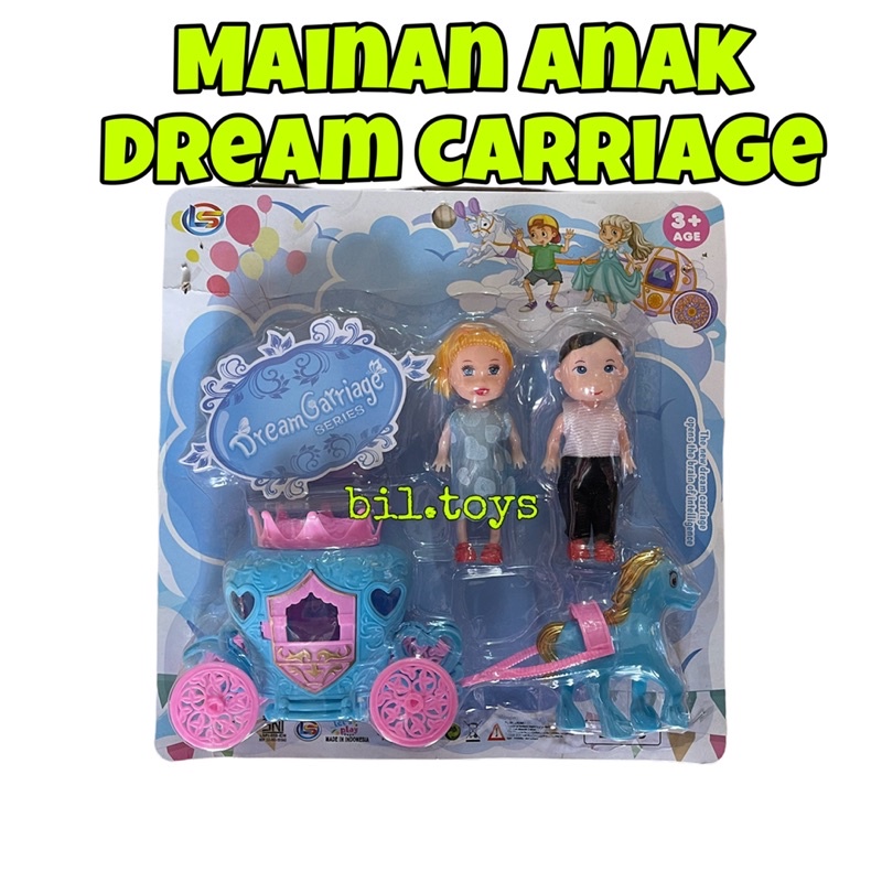 MAINAN KERETA KENCANA BARBIE DREAM CARRIAGE LO26