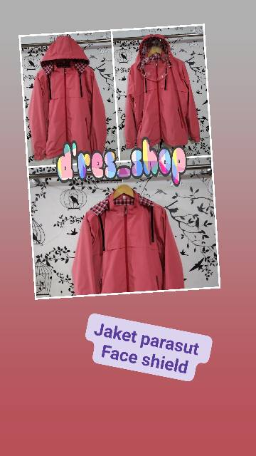 Jaket Face Shield APD  terlaris XXL(4L) ld 120 cm/ld130 cm)/jaket tameng