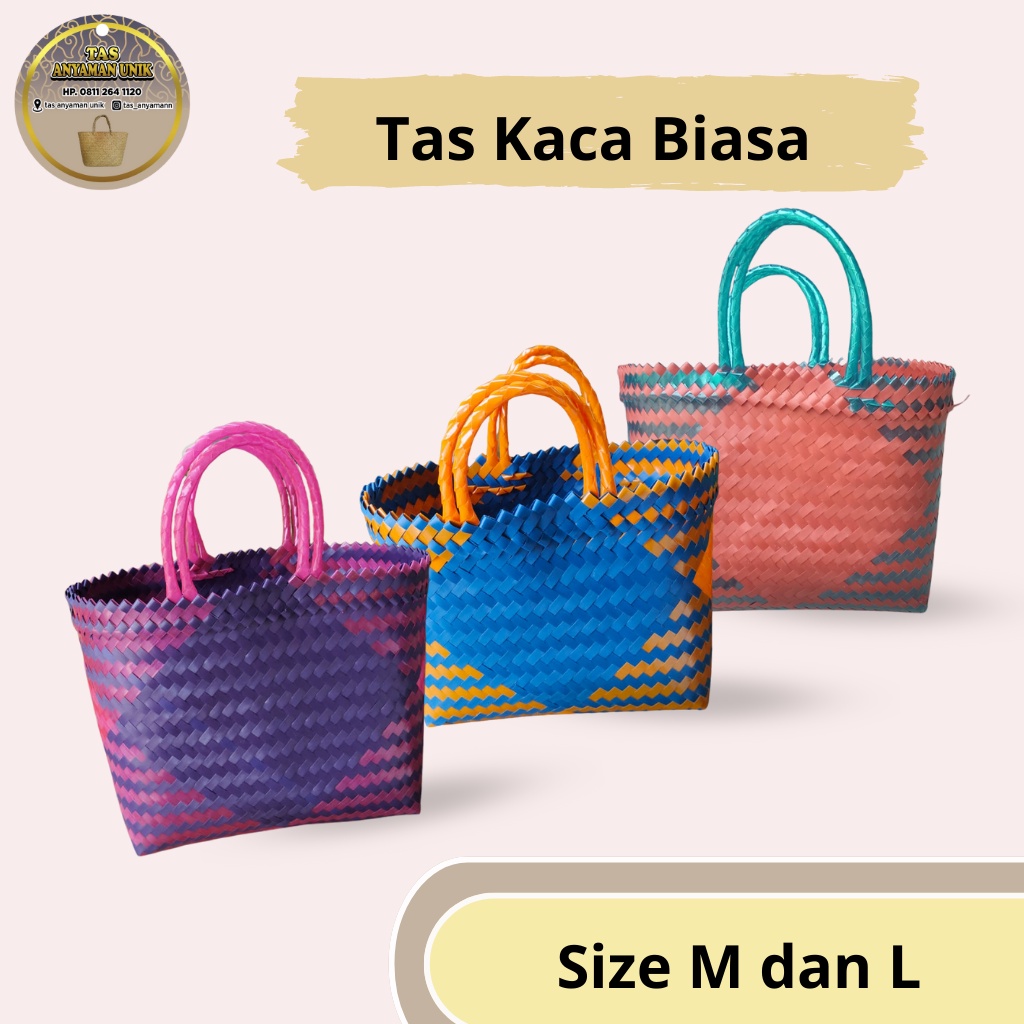 Tas Anyaman Kaca/ Tas Berkat/ Tas Hantaran Nasi Hampers