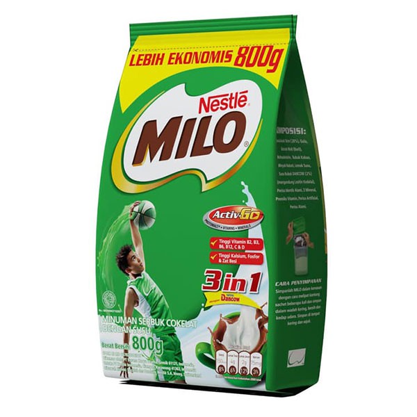 

Milo 3In1 Pouch 800G