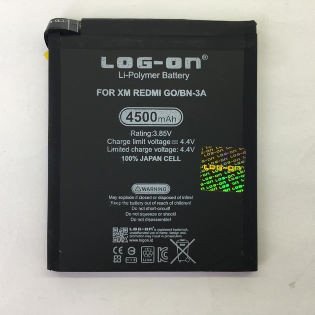 BATERAI LOGON XIAOMI REDMI GO/ BN-3A