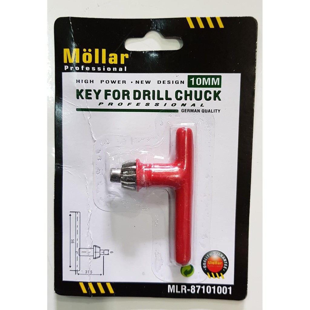 Kunci Kepala Bor Key For Drill Chuck 10 mm 10mm MOLLAR