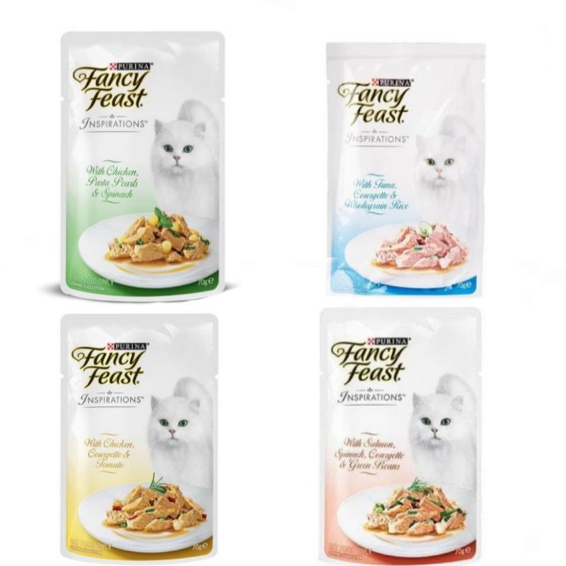 Makanan Kucing Fancy Feast Sachet 70gr All Varian / Makanan Basah / wet food