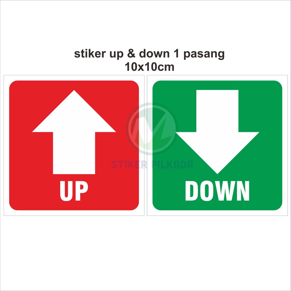 

STIKER VINYL UP & DOWN ( DIJUAL SEPASANG )