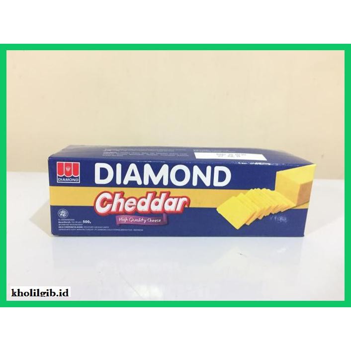 

Ujekujek- Keju Cheddar Diamond 500Gr -Original.
