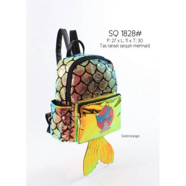 TAS SEQUIN FLIP BACKPACK RANSEL MERMAID