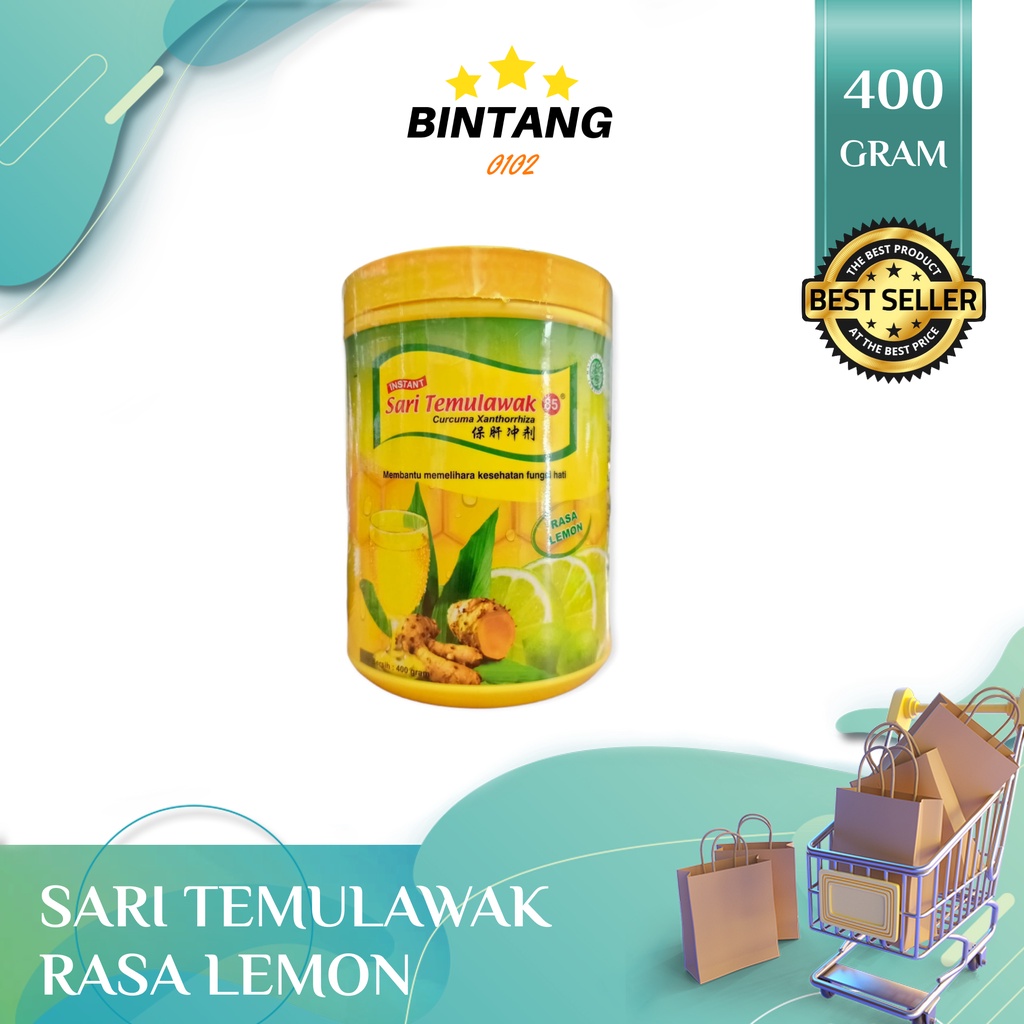 

Toples sari temulawak 85 Instan Plus madu lemon Toples 400 gr