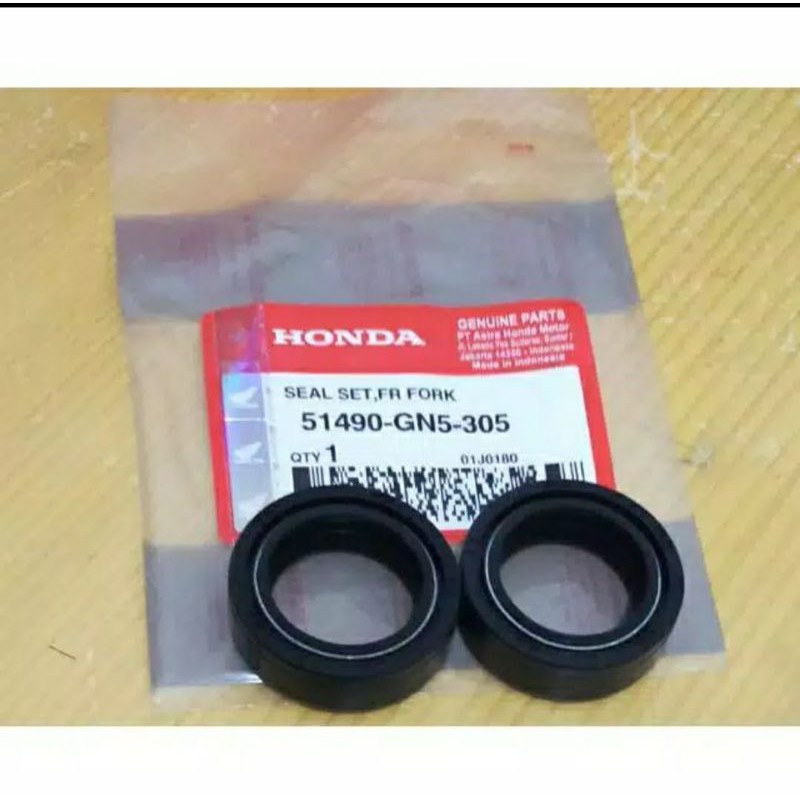 seal shock depan honda SET beat vario supra x125 blade revo grand legenda