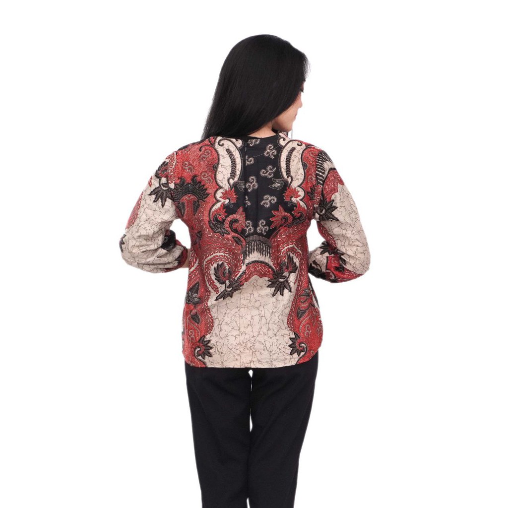 Atasan Blouse Batik Wanita By Batik Dua Putri Collection