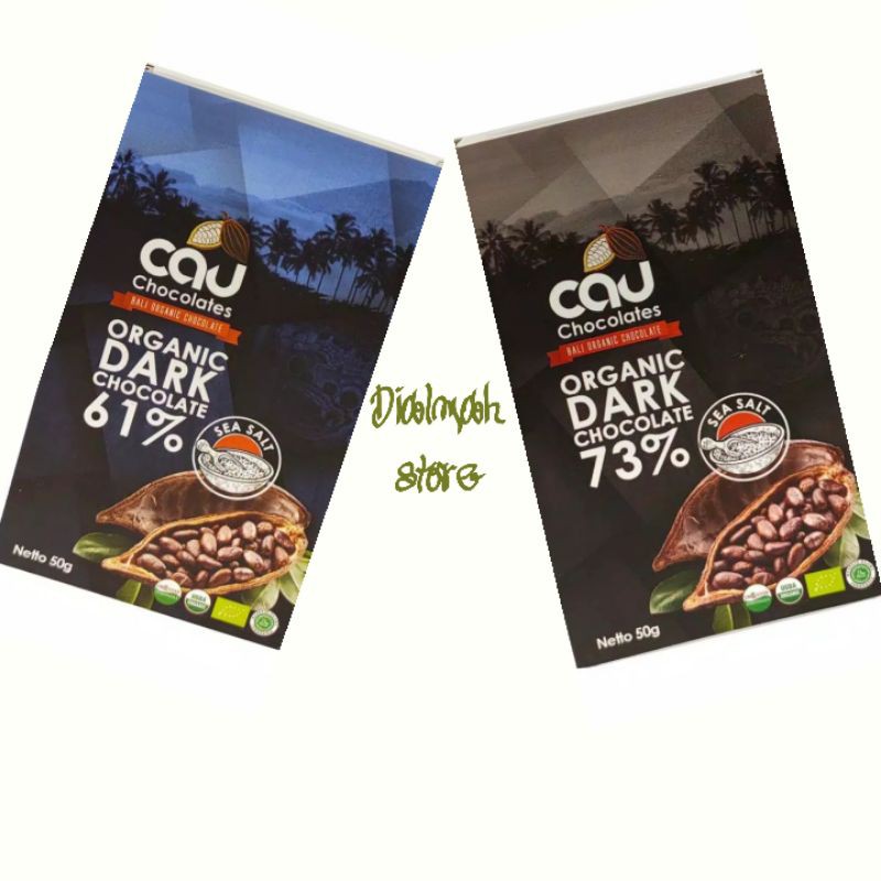 

Coklat Organik with sea salt coklat 50gr CAU Chocolate
