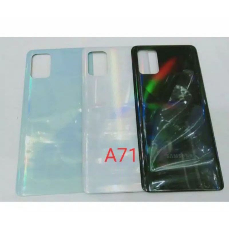 Backdoor back cover casing belakang tutup baterai Samsung A71 original
