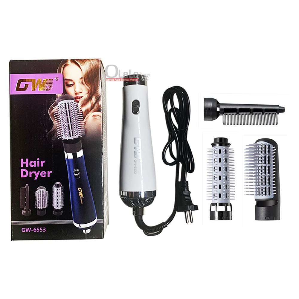 HairDryer Multifungsi - Praktis 4in1 GW-6553