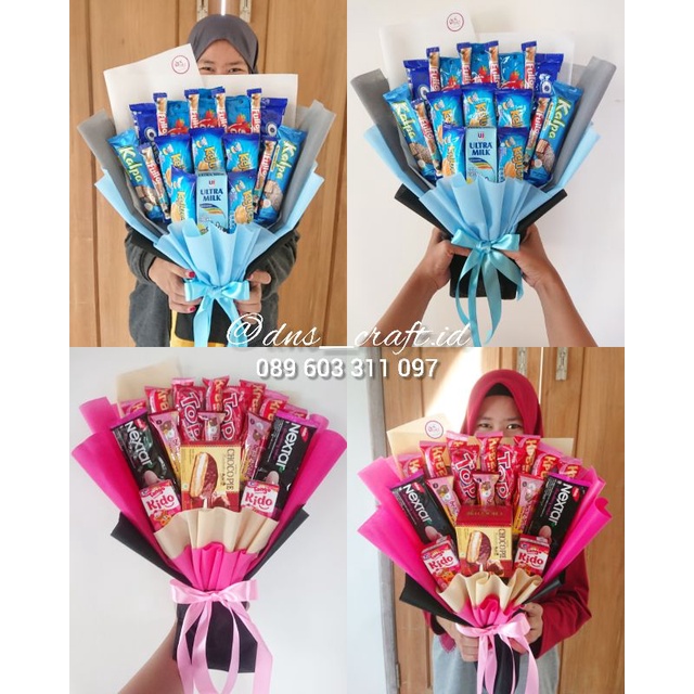 

buket snack bucket kado murah ultah wisuda by @dns_craft.id