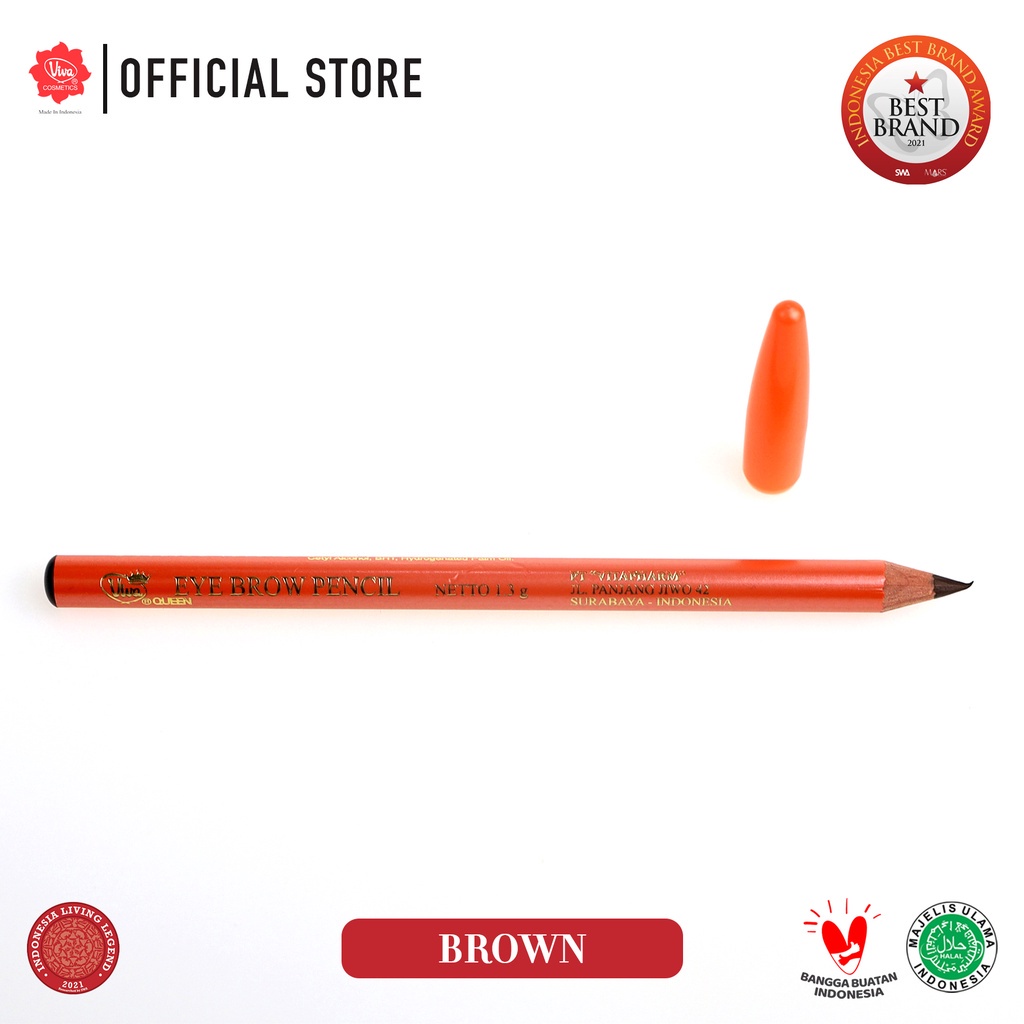 ⭐️ Beauty Expert ⭐️ Viva Pensil Alis Original 100% - Viva Queen Eye Brow Pencil