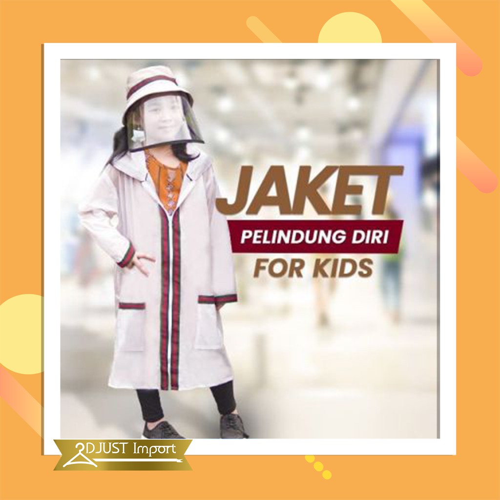 JAKET APD Hoodie Pelingdung diri, modis dan stylish untuk anak-anak