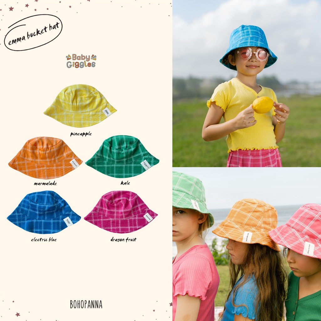 Bohopanna - Bucket Hat / Topi Anak Unisex