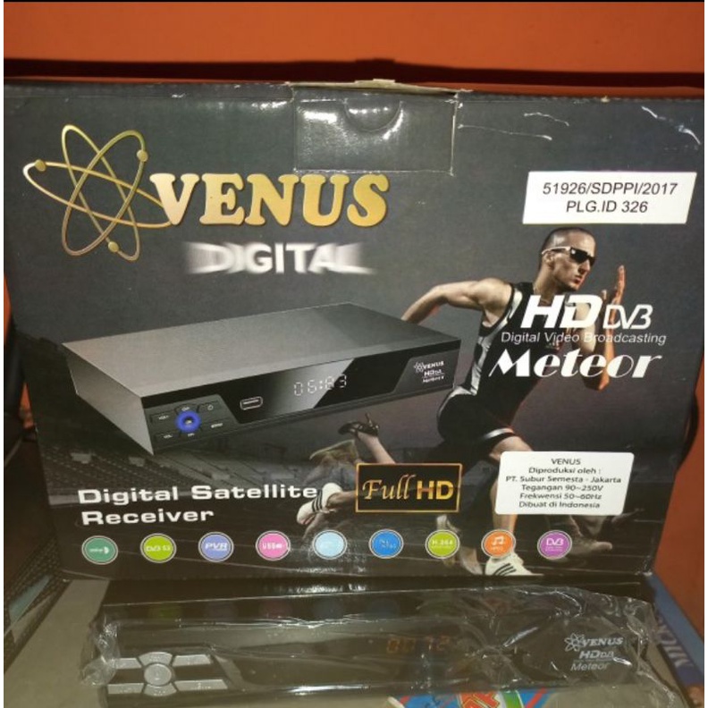 Decoder Parabola Venus Digital Satelit Receiver HD DV3 Meteor