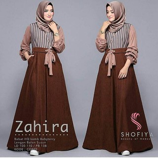 Rk 127 Baju  Gamis  Wanita Dewasa  Terbaru  Rauna Syari Murah 