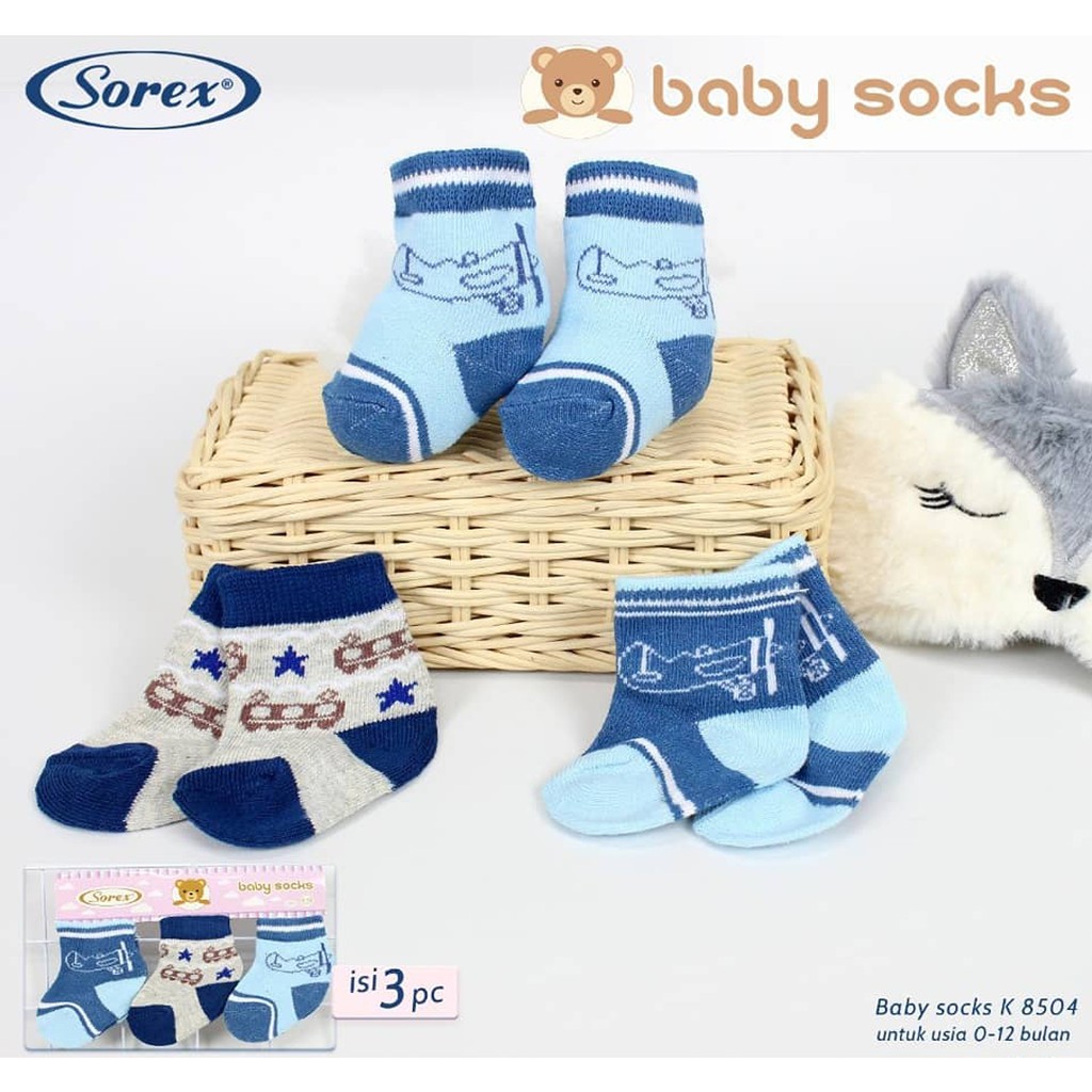 KAOS KAKI BAYI Newborn UNISEX BOY GIRL BABY SOCKS 0-12 Month