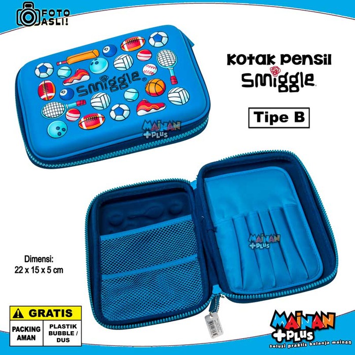 

MPP42 KOTAK TEMPAT PENSIL ALAT TULIS SMIGGLE HARDTOP PENSIL CASE