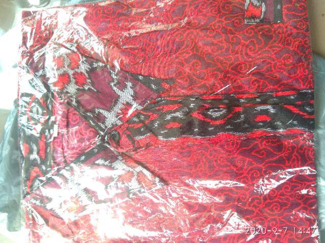 Batik Couple Keluarga Sania Ruffle Ori Ndoro Jowi Dnt Motif Mega Abang