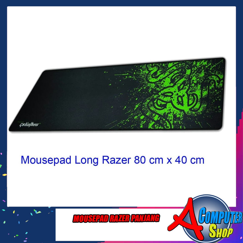 Mousepad Razer Panjang / Mousepad Razer Besar / Tatakan