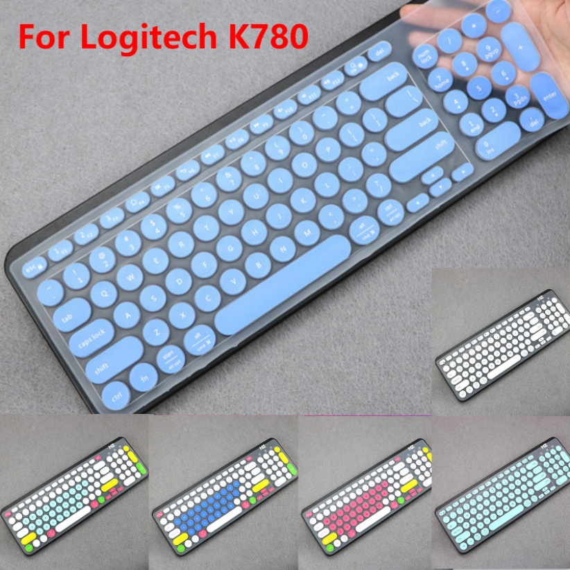 For Logitech K780 Soft Ultra-thin Silicone Laptop Keyboard Cover Protector