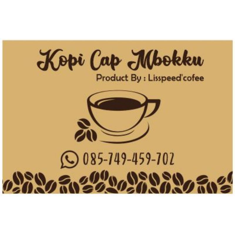 

kopi bubuk "Cap mbokku''