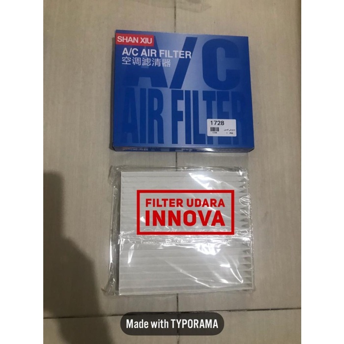Filter kabin Ac Udara mobil Innova - Shanxiu