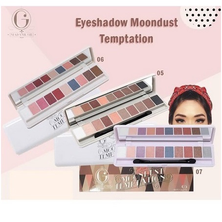 ❤ SHASYA ❤ Madame Gie Eyeshadow Moondust Temptation 10 Warna