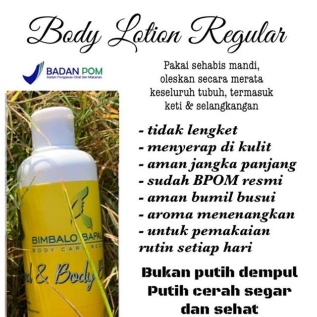 BODY LOTION BIMBALO BAPALALO