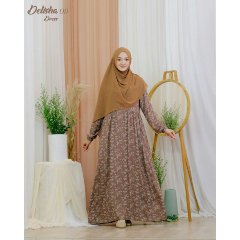 JUAL GAMIS MOTIF "DELISHA" BY D'OLEA