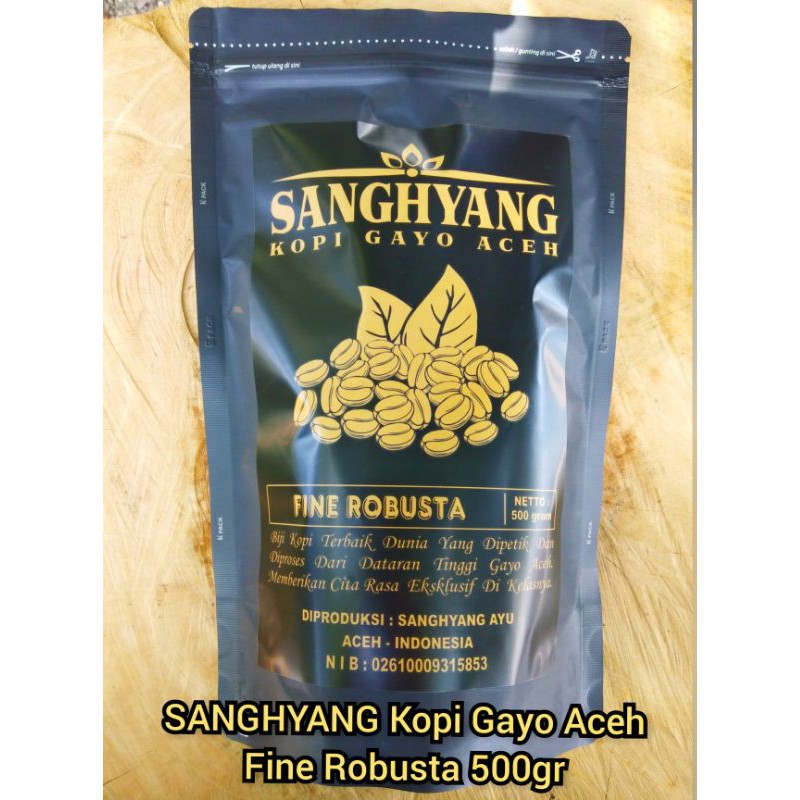 

Kopi Gayo SANGHYANG Fine Robusta 500 gr