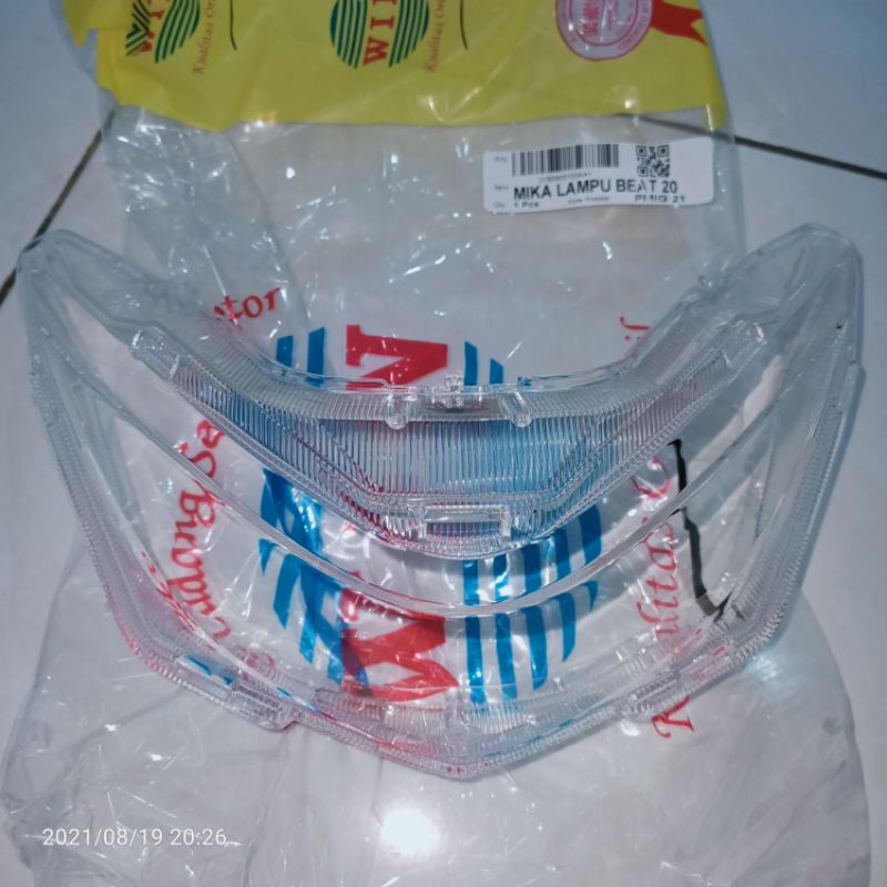 MIKA KACA LAMPU DEPAN HONDA BEAT LED 2020 - BEAT STREET LED  2020 - 2024