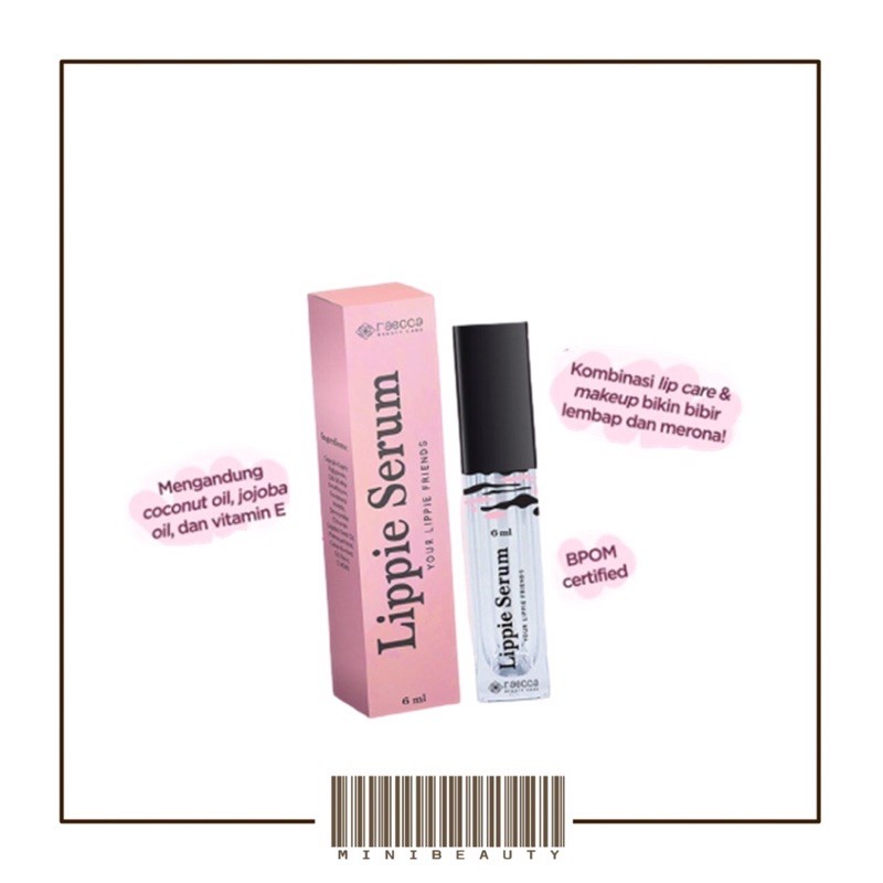 lippie serum by raeeca serum bibir pink 6ml