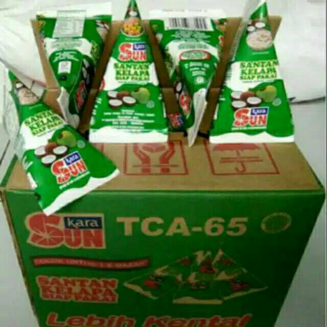 

Sun Kara 1dus x 36pcs x 65ml - Santan Kelapa Siap Pakai