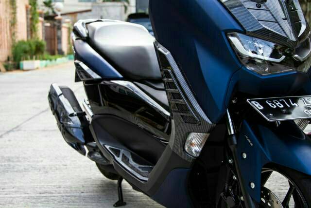 cover carbon nmax new 2020 tutup knalpot nmax new carbon nemo/akai/Cover knalpot nmax new nemo