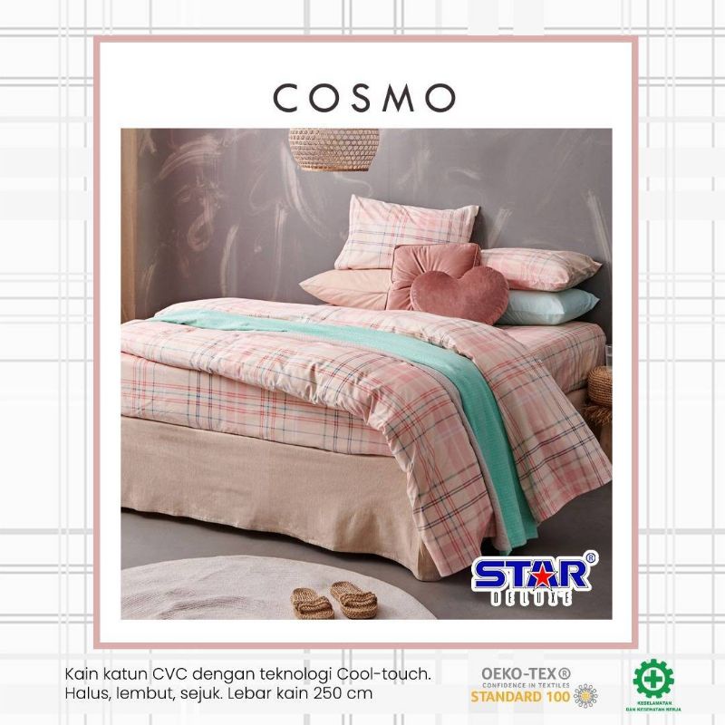 Sprei katun star  collection 180x200x30(4sarban 2sargul)