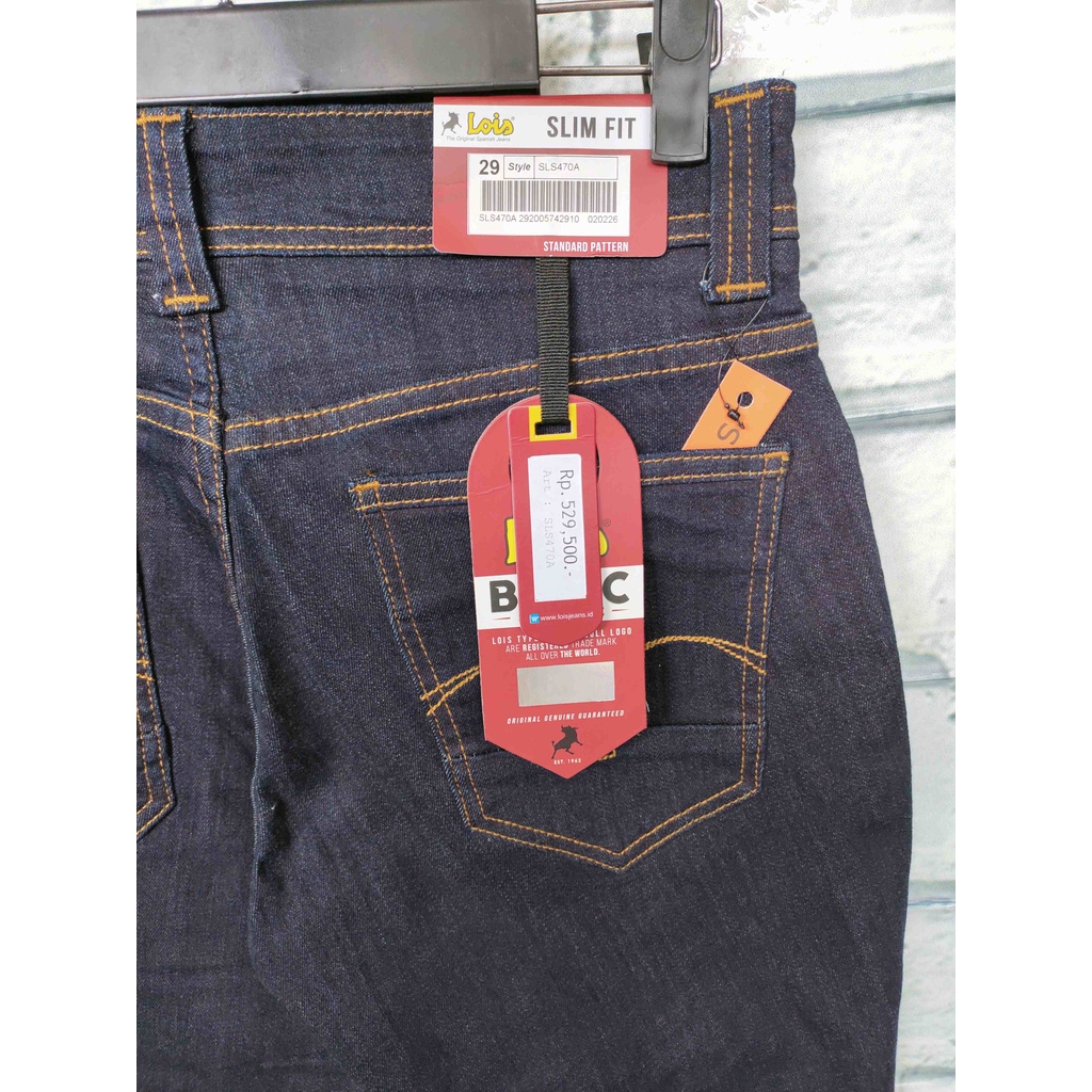 Celana Jeans Lois Slim Fit Stretch SLS470A Original