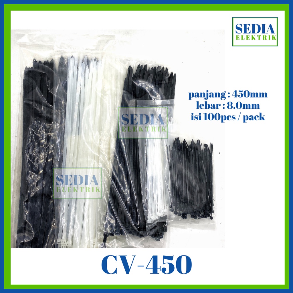 Cable Tie Kabel Ties CV-450 7.6x450mm 100pcs
