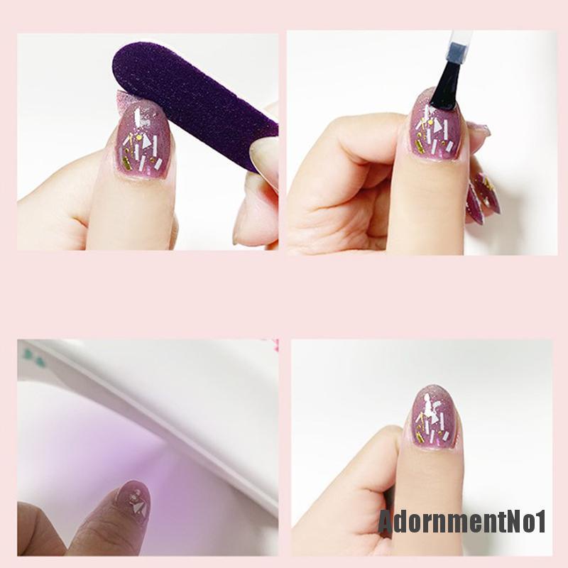 (Adornmentno1) Stiker Kuku Diy Untuk Nail Art