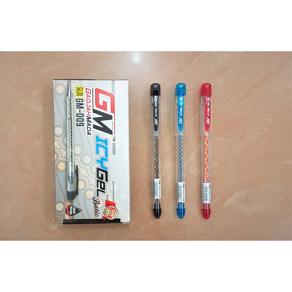 

Pulpen Gadjah Mada Icygel Batic GM-009