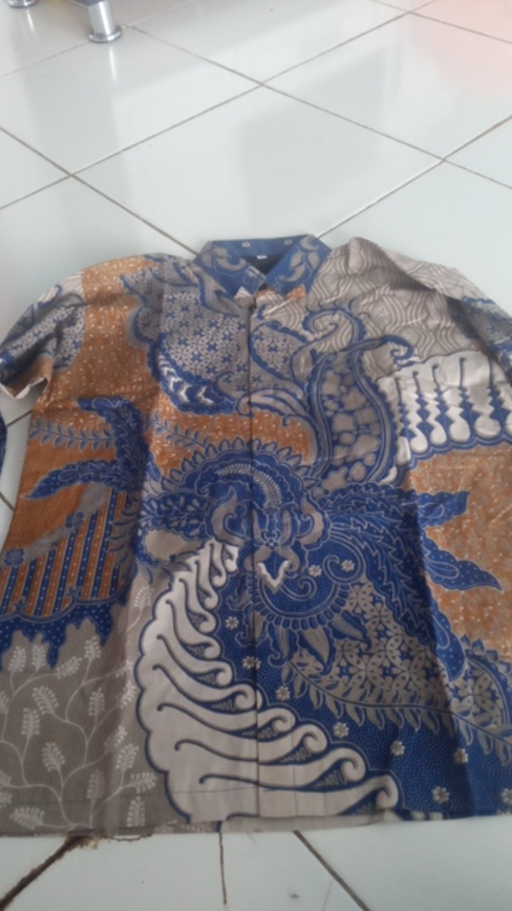 Batik Kanaya Perwira Batik Lengan Panjang Full Furing Katun Halus Sragenan Hq Size M-xxl Batik Solo