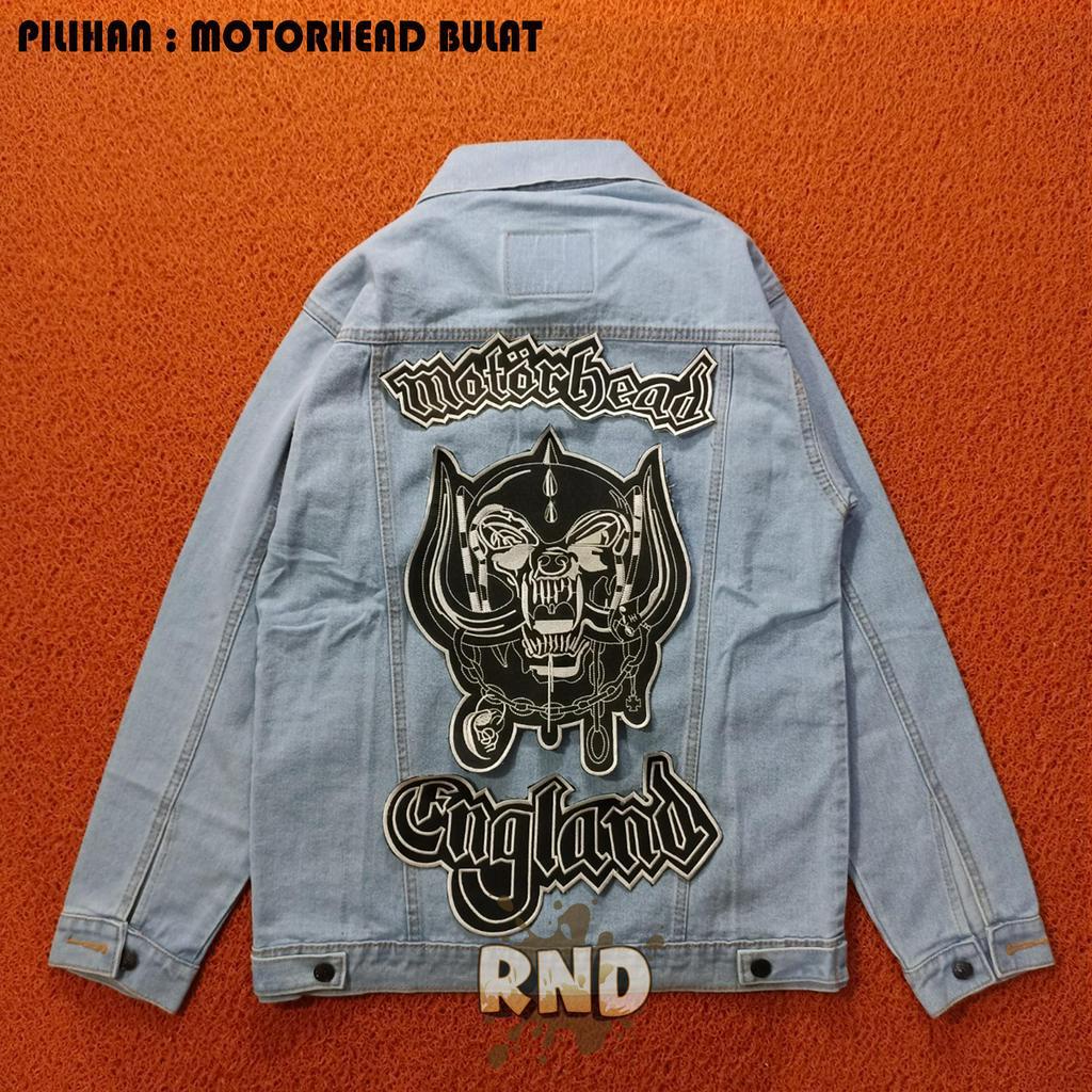 PATCH BORDIR MOTORHEAD EMBLEM BORDIR TEMPELAN JAKET TERLARIS