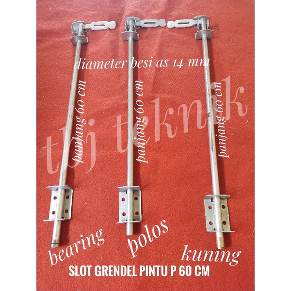 slot Grendel pintu pagar besi  panjang 60 cm
