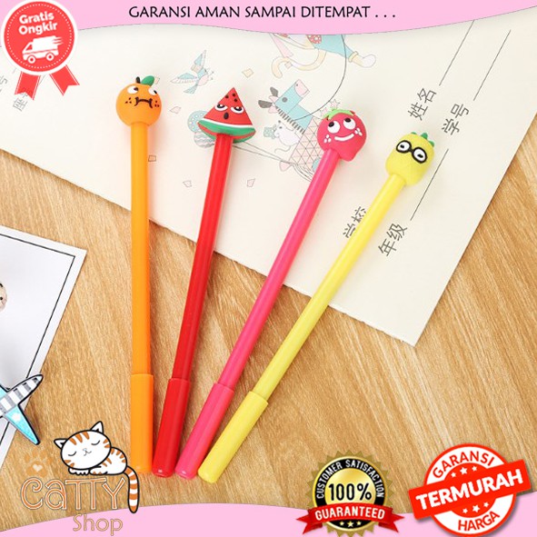 

CATTY PULPEN FRUIT / PENA BUAH LUCU / PENA UNIK CANTIK / PULPEN SOUVENIR