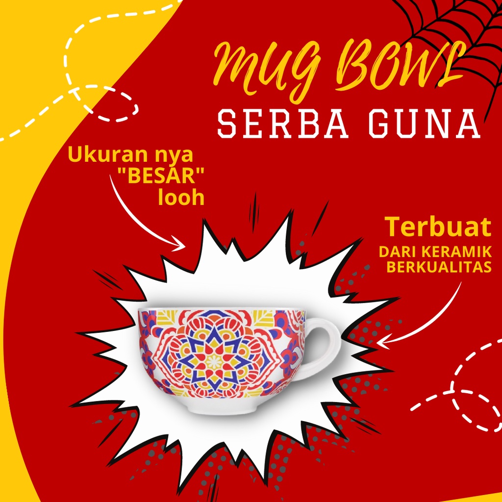Mug Bowl | mangkuk bowl | mug bowl quaker oat | mangkok bowl