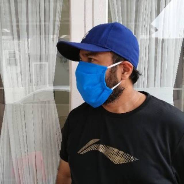 Masker Kain Kualitas Medis isi 50pcs model hijab/earloop, dan dijual dari pabrik langsung