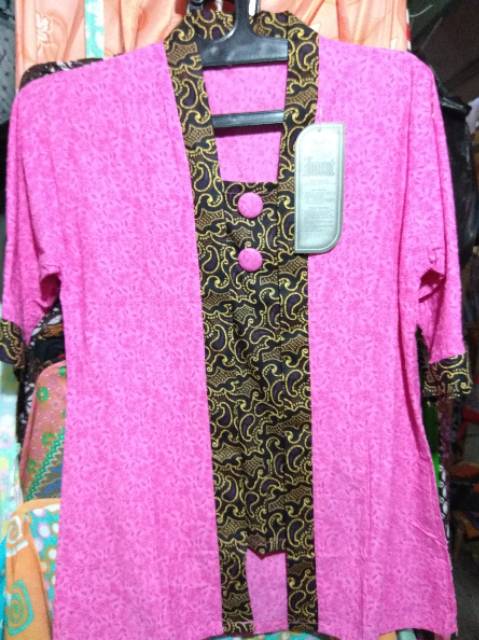 TERMURAH! KEBAYA KUTU BARU BATIK DAN POLOS UKURAN ALL SIZE FIT TO XL - FASHION WANITA MUSLIM MODERN